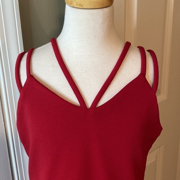 Sally Miller Girls Red Dress Size Medium in GUC - Picture 3 of 9